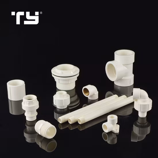 UPVC (ПВХ/ХПВХ/пластик/ППР) Pn10/Pn16 Фитинги для напорных труб